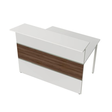 Wolfstahl Anbautheke nussbaum, weiss/weiss 3300