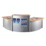 Wolfstahl Bancone aggiuntivo Genova 3992 in faggio rettangolare 116x70 cm (LxP)
