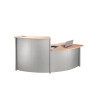 Wolfstahl Anbautisch Genua 3993 buche Freiform 126,5x80 cm (BxT)