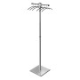 Wolfstahl Attaccapanni G 12 E 6906, con 2 ganci, acciaio inossidabile, argento