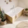 Villeroy & Boch Subway 3.0 Duo Badewanne 180 x 80 cm, mit SilentFlow - Detailansicht