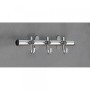 Wolfstahl Wandgarderobe Arte 6879, Edelstahl, mit 3 Haken, silber, 1 Stück - Detailansicht