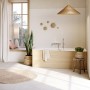 Villeroy & Boch Subway 3.0 Duo Badewanne 180 x 80 cm, mit SilentFlow - technische Ansicht