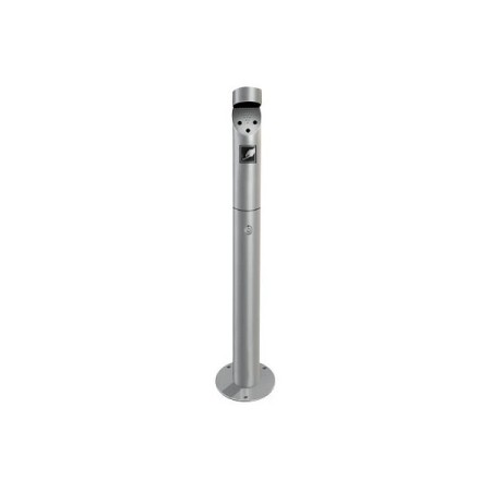 Wolfstahl Cendrier sur pied 6288 17,5x102cm 1,7l rond en acier inoxydable