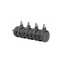 Wolfstahl Ensemble de roulettes 6915 pour cloison Metropol