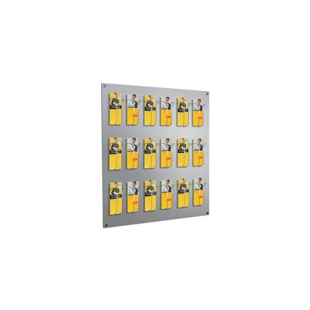 Wolfstahl Porta brochure da parete Fokus alu 13 DIN A4