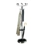 Wolfstahl Porte-manteau Rondo avec porte-parapluie en aluminium argenté/noir