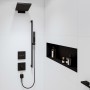 hansgrohe Pulsify E Duschkopf 260 2 Strahlarten mit Wandanschluss, eckig - Produktansicht