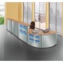 Wolfstahl Drahtprospektfach tec-art DIN A4 silber - Produktansicht