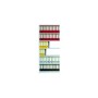 Wolfstahl Regalfeld Office ohne Rückwand 96 x 30 x 225 cm lichtgrau