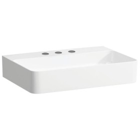 Vasque à poser LAUFEN Val 60 x 42 cm avec 3 trous de robinet, sans trop-plein