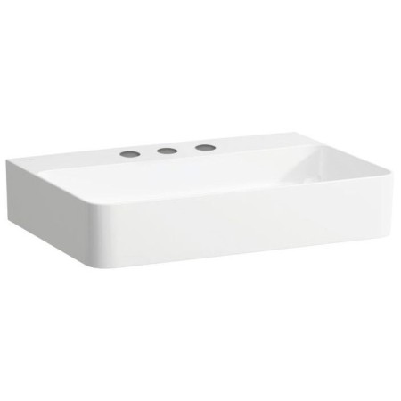 Vasque à poser LAUFEN Val 60 x 42 cm avec 3 trous de robinet, sans trop-plein