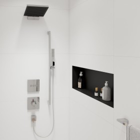 hansgrohe Unica E Brausestange 90 cm mit Brausehalter und Brauselauch 160 cm