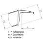 Mauderer Verladerampe paar Allround-Schiene BO Länge 4260mm - Tragkraft 4300kg - technische Ansicht