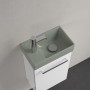 Villeroy & Boch Avento Lavabo 36 x 22 cm, vasca a destra, senza troppopieno - vista tecnica