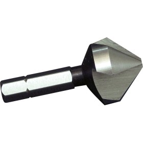 Embout fraiseur PROJAHN 90° à trois tranchants, queue hexagonale 1/4" HSS-G