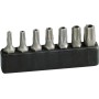 PROJAHN Schraubendreher-Einsätze / Bits für Innen-TX-Schrauben mit stirnseitiger Bohrung 6,3 / 1/4"