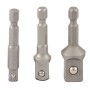 Adaptateur de douille et embout PROJAHN pour douilles 6,3 / 1/4" jeu de 3 pièces