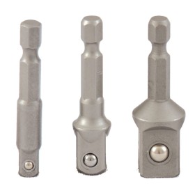 PROJAHN Steckschlüssel-Bit-Adapter für Steckschlüssel-Einsätze 6,3 / 1/4" Satz 3-tlg