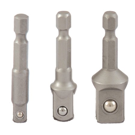 Adaptateur de douille et embout PROJAHN pour douilles 6,3 / 1/4" jeu de 3 pièces