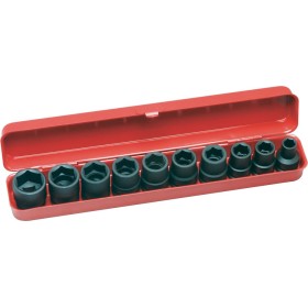PROJAHN Schlag-Steckschlüssel-Set metrisch 12,5 / 1/2" 10-tlg