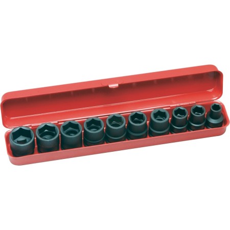 PROJAHN Schlag-Steckschlüssel-Set metrisch 12,5 / 1/2" 10-tlg