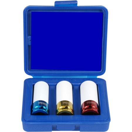 Set di bussole a percussione per cerchi in lega PROJAHN metrico 12,5 / 1/2" 3 pezzi