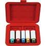 Set di bussole a percussione per cerchi in lega PROJAHN metriche 12,5 / 1/2" 5 pezzi