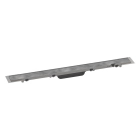 hansgrohe RainDrain Rock Kit de finition caniveau de douche 70 cm, ajustable et carrelable