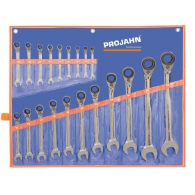 Set di chiavi a cricchetto reversibili PROJAHN GearTech 20 pezzi metrico