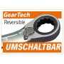 Ensemble de clés à cliquet réversibles PROJAHN GearTech 4 pièces métrique - vue détaillée
