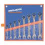 Ensemble de clés à cliquet réversible PROJAHN GearTech 8 pièces métrique