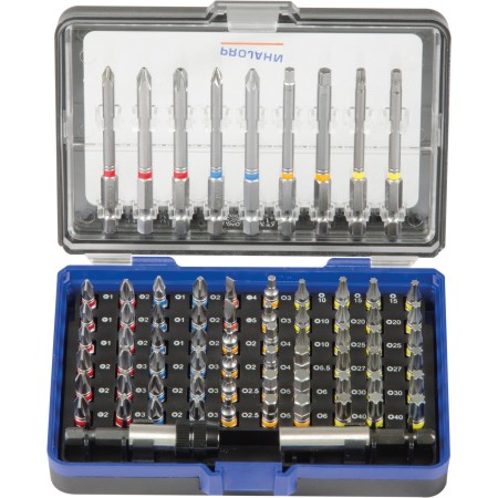 PROJAHN COLOR Bit-Box XL 6,3 / 1/4" 25 mm + 75 mm 71-tlg