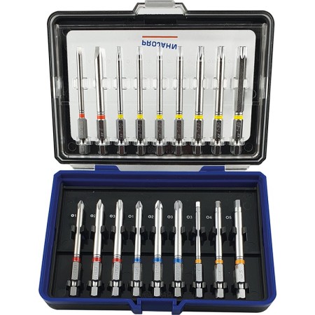 PROJAHN COLOR Bit-Box XL 6,3 / 1/4" 75 mm 18-tlg