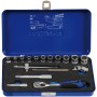Set di chiavi a bussola PROJAHN Xi-on metriche a 6 punte 10 / 3/8" 17 pezzi