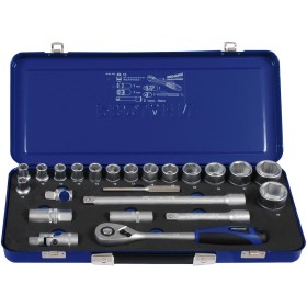 Coffret de douilles PROJAHN Xi-on métriques 6 pans 12,5 / 1/2" 23 pièces 6 pans