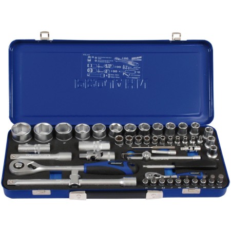 Coffret de douilles PROJAHN Xi-on métrique 6 pans 6,3 / 1/4" + 12,5 / 1/2" 54 pièces