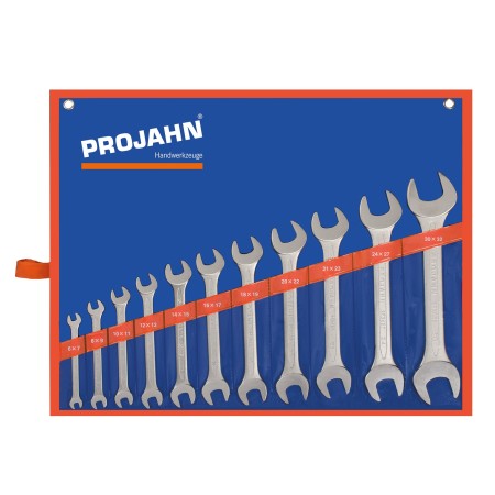 Ensemble de clés à fourche double métriques PROJAHN 11 pièces