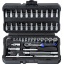 Coffret de douilles PROJAHN proficraft métrique 6 pans 6,3 / 1/4" 46 pièces