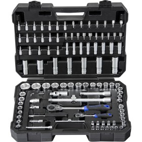 Coffret de douilles PROJAHN proficraft métrique 6 pans 6,3 / 1/4" + 12,5 / 1/2" 108 pièces