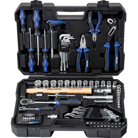 Coffret à outils universel PROJAHN 1/4" + 1/2" 98 pièces
