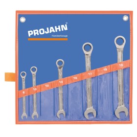 Ensemble de clés à cliquet PROJAHN GearTech Classic sans bouton de changement de sens 5 pièces métrique
