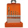 Coffret de forets hélicoïdaux PROJAHN HSS-G 6 pans 6,35 mm (1/4") 6 pièces