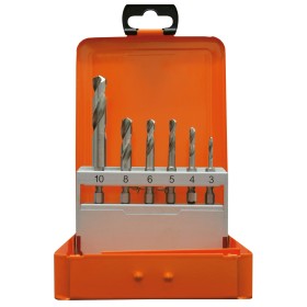Coffret de forets hélicoïdaux PROJAHN HSS-G 6 pans 6,35 mm (1/4") 6 pièces