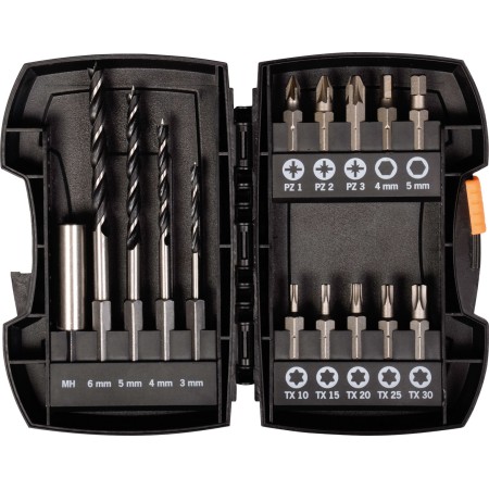 PROJAHN Bohrer-Bit-Satz E 6.3 Bit-Aufnahme 15-tlg