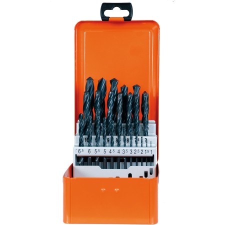Coffret de forets hélicoïdaux PROJAHN HSS DIN 338 Type N ECO 25 pièces