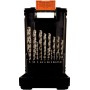 Coffret de forets hélicoïdaux PROJAHN HSS-G DIN 338 Type SN PROgresso 19 pièces