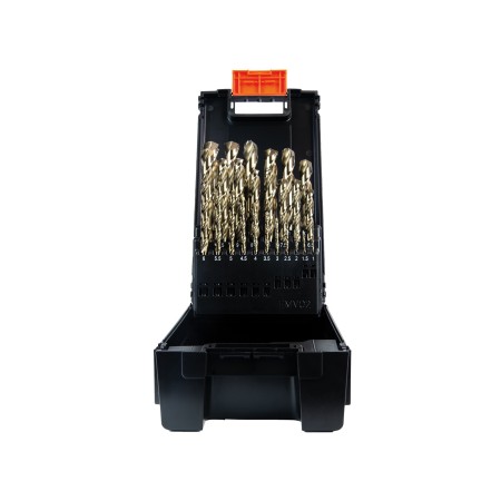 Ensemble de forets hélicoïdaux haute performance PROJAHN HSS-Co 8 % DIN 338 Type HD