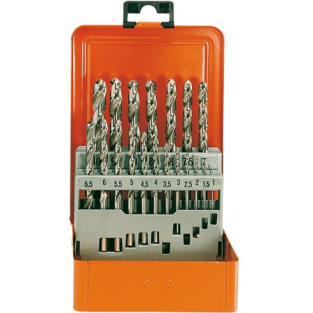 Coffret de forets hélicoïdaux PROJAHN HSS-G DIN 338 Type N TURBO 19 pièces
