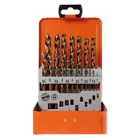Coffret de forets hélicoïdaux PROJAHN HSS-Co DIN 338 BASIC 19 pièces